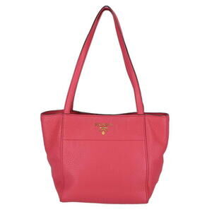 Prada Vitello Daino tote bag pink Peonia